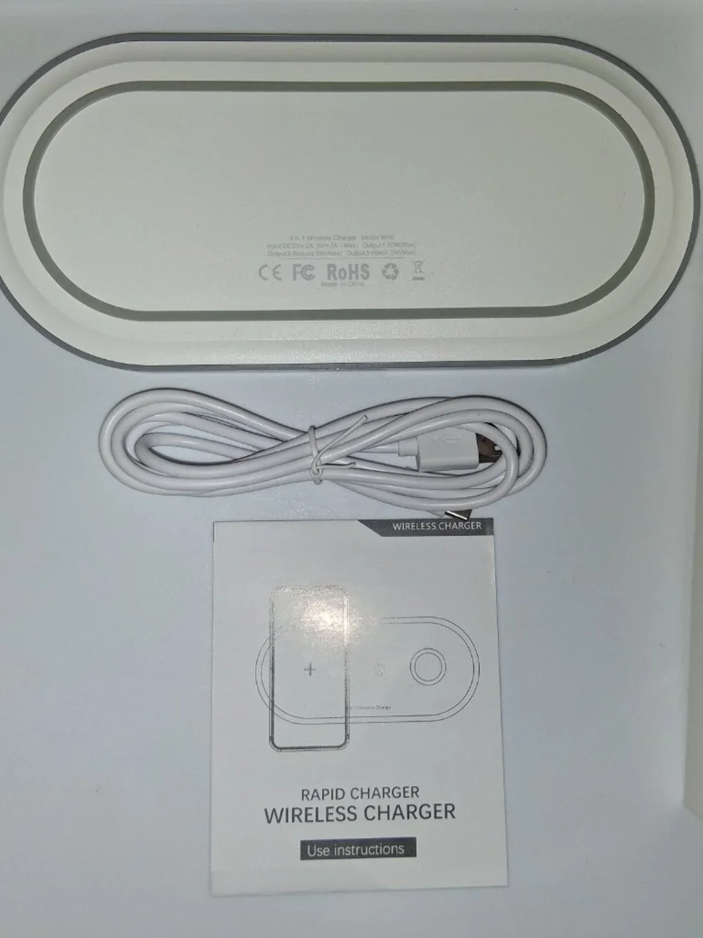 3 in 1 Quick Wireless Charger for Airpods, Apple Watch, and phones